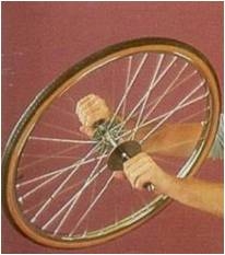 BICYCLE WHEEL GYROSCOPE